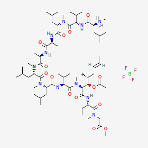 Chemical structure of Cyclosporin A-Derivative 1