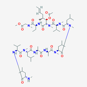 Chemical structure of Cyclosporin A-Derivative 1 Free base