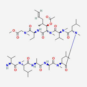 Chemical structure of Cyclosporin A-Derivative 2