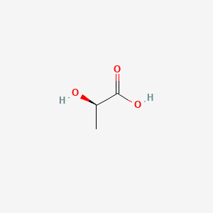 Chemical structure of D-Lactic Acid