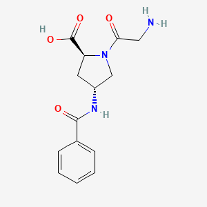 Chemical structure of Danegaptide