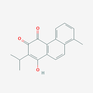 Chemical structure of Danshenxinkun B