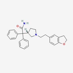 Chemical structure of Darifenacin