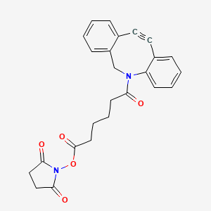 Chemical structure of DBCO-NHS ester 2