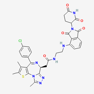 Chemical structure of dBET57