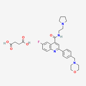 Chemical structure of DDD107498 succinate