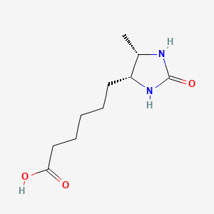 Chemical structure of Desthiobiotin