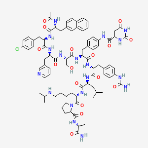 Chemical structure of Degarelix