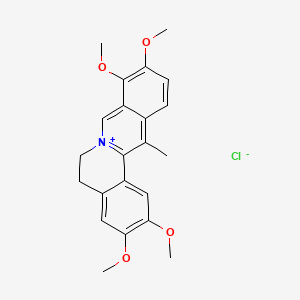 Chemical structure of Dehydrocorydaline chloride
