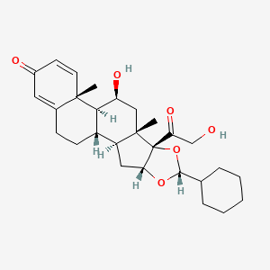 Chemical structure of Desisobutyryl-ciclesonide