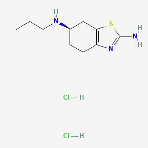 Chemical structure of Dexpramipexole dihydrochloride