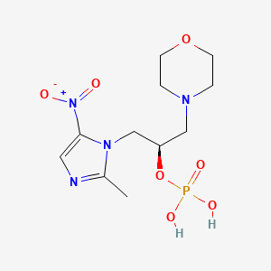 Chemical structure of Dextrorotation nimorazole phosphate ester