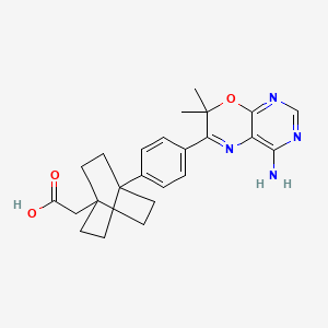 Chemical structure of DGAT-1 inhibitor 2