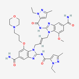 Chemical structure of diABZI STING agonist-1