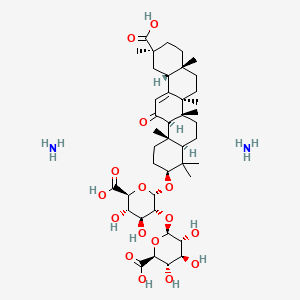 Chemical structure of Diammonium Glycyrrhizinate