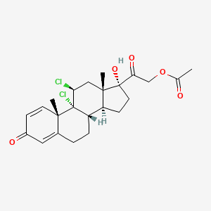 Chemical structure of Dichlorisone acetate