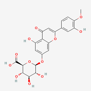 Chemical structure of DiosMetin 7-O-β-D-Glucuronide