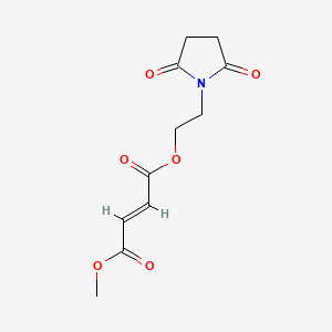Chemical structure of Diroximel fumarate