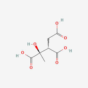 Chemical structure of DL-threo-2-methylisocitrate