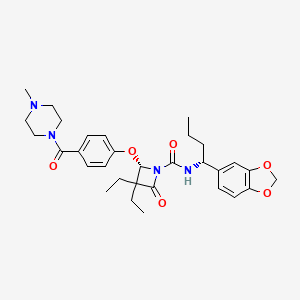 Chemical structure of DMP 777