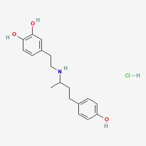 Chemical structure of Dobutamine hydrochloride
