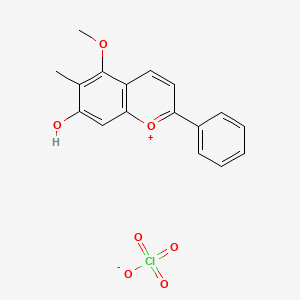 Chemical structure of Dracorhodin perchlorate