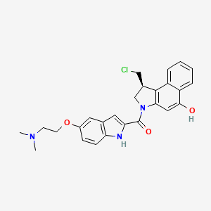 Chemical structure of Duocarmycin