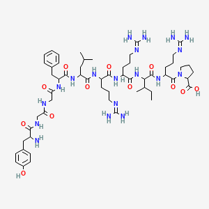 Chemical structure of Dynorphin A 1-10