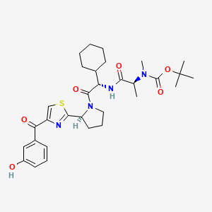 Chemical structure of cIAP1 ligand 1