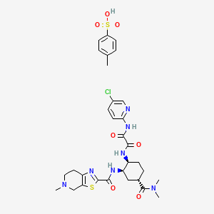 Chemical structure of Edoxaban tosylate