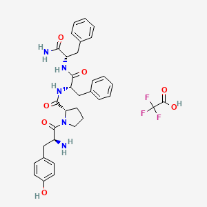 Chemical structure of Endomorphin 2 TFA