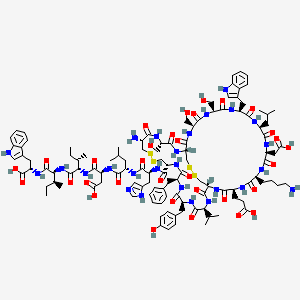 Chemical structure of Endothelin-2, human