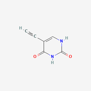 Chemical structure of Eniluracil