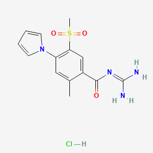 Chemical structure of Eniporide hydrochloride