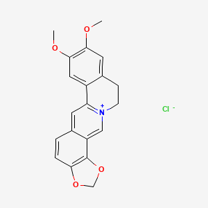 Chemical structure of Epiberberine chloride