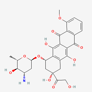 Chemical structure of Epirubicin