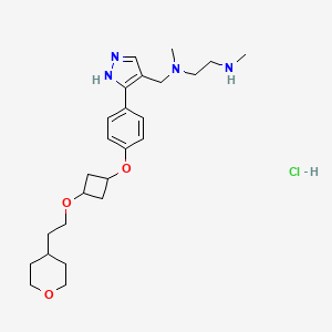 Chemical structure of EPZ020411 hydrochloride