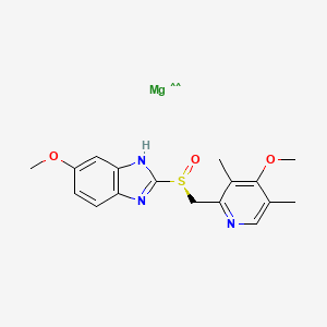 Chemical structure of Esomeprazole magnesium salt