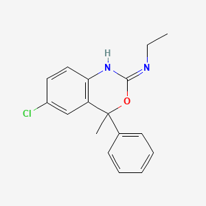 Chemical structure of Etifoxine