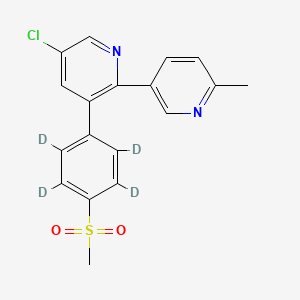 Chemical structure of Etoricoxib D4