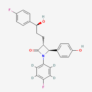Chemical structure of Ezetimibe D4