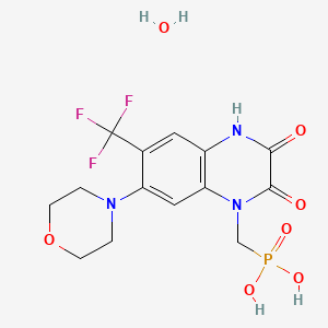 Chemical structure of Fanapanel hydrate