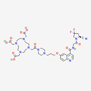 Chemical structure of FAPI-4