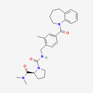 Chemical structure of Fedovapagon