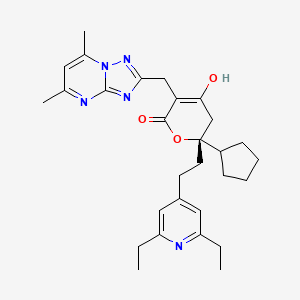 Chemical structure of Filibuvir