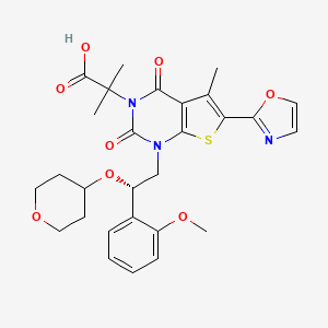 Chemical structure of Firsocostat S enantiomer