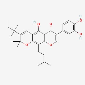 Chemical structure of Flemiphilippinin A