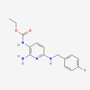 Chemical structure of Flupirtine