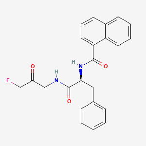 Chemical structure of FMK 9a