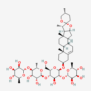 Chemical structure of Formosanin C